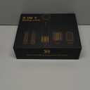 Jiggl 5 in 1 Hot Air Multi Styler: Auto Wrap Curler & High Speed Hair Dryer Brush Set with Negative Ion - No Heat Damage/Fast Drying/Curling/Smoothing/Volumizing - for All Hair Types(Blue)