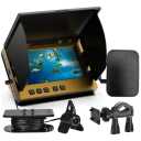 4.3inch Underwater Fishing Camera,65ft Cable 220° Ultra Wide Angle 21pcs IR Lights with Night Vision,Portable Storage Bag,5000mAh Fish Finder for Ice Fishing,Lake,Boat,Kayak