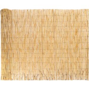 4FT x 13FT Natural Reed Fence, Outside Privacy Screen Fencing, Reed Roll Curtain Screen Decors Panels for Garden, Outdoor, Backyard