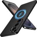 ORNARTO Ultra-Thin Magnetic for Samsung Galaxy S26 Ultra Case  Compatible with MagSafe, Slim & Lightweight Hard PC S26 Ultra Phone Case with Camera Protection, Anti-Scratch Matte Finish, Black