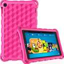 DiHines Lightweight Kids Shockproof Case Cover for Amazon Fire 7 Tablet (7th/9th Gen)