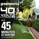 Greenworks 40V 12" Cordless String Trimmer, 0.065" Dual Line with Auto Feed, Variable Speed, Lightweight Weed Eater