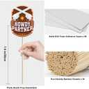 36Pcs Country Party Decorations Photo Booth Props, Western Photo Booth Props for Western Party Decorations, Wild West Cowboy for Cowboy Party