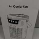 Portable Air Conditioners, AC Fan Mini Evaporative Air Cooler 1200ML with Ice Cooling Mist Personal Air Conditioner Quiet for Bedroom, Home Office Desk, Nightstand (white)