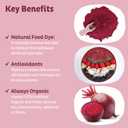 KOS Organic Beet Root Powder, USDA Organic - Natural Nitric Oxide Booster, Superfood Plant Based Beetroot Antioxidant, Supports Active Lifestyle & Healthy Circulation, Soy & Gluten-Free - 90 Servings, Best By 11/11/2027