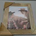Rustic Picture Frame 8x10, Reclaimed Barnwood Frame with Beveled Edge