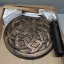 BACKYARD EXPRESSIONS PATIO HOME GARDEN 911554 21 Pound Umbrella Base, Bronze, 17.5 Inches X 2.3 Inches