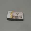 Amerdeco 7 Pack Matte Black Kitchen Cabinet Knobs 2.1 Inch(53mm) Single Hole Cabinet Handles Dresser Knobs Drawer Knobs and Pulls for Bathroom Cabinets