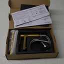 Gold Bathroom Faucet 1 Hole, Single Handle Brass Bathroom Sink Faucet with Deck Plate & Metal Pop-Up Drain & Water Supply Lines Included, Modern Gold Bathroom Vanity Faucet, Brushed Finish (Gold)