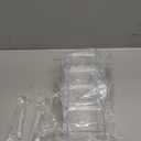 ME.FAN Clear Seasoning Rack Spice Pots - 4 Piece Acrylic Seasoning Box - Storage Container Condiment Jars - Cruet with Cover and Spoon