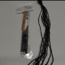 DAIXI Handmade Interlocking Sisterlocks Curly Tips 100% Real Human Hair Permanent Micro Locs Extensions Natural Looking Soft Dreadlocks Can Be Bleached and Dyed (1B - 0.2cm, 14 Inch 10 Strands)