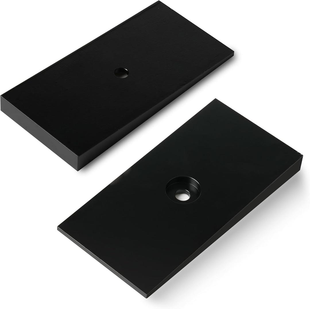 2.5" Wide 4 Degree Steel Leaf Spring Shims 800061 2PCS (Black)