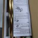 Battery Operated Wall Sconces Set of 2, Battery Wall Sconce with Remote Control, 350Rotate, LED Rechargeable Sconces,3000K-6000K Wireless Wall Light for Bedroom, Living Room, Hallway (Gold, 28Inch)