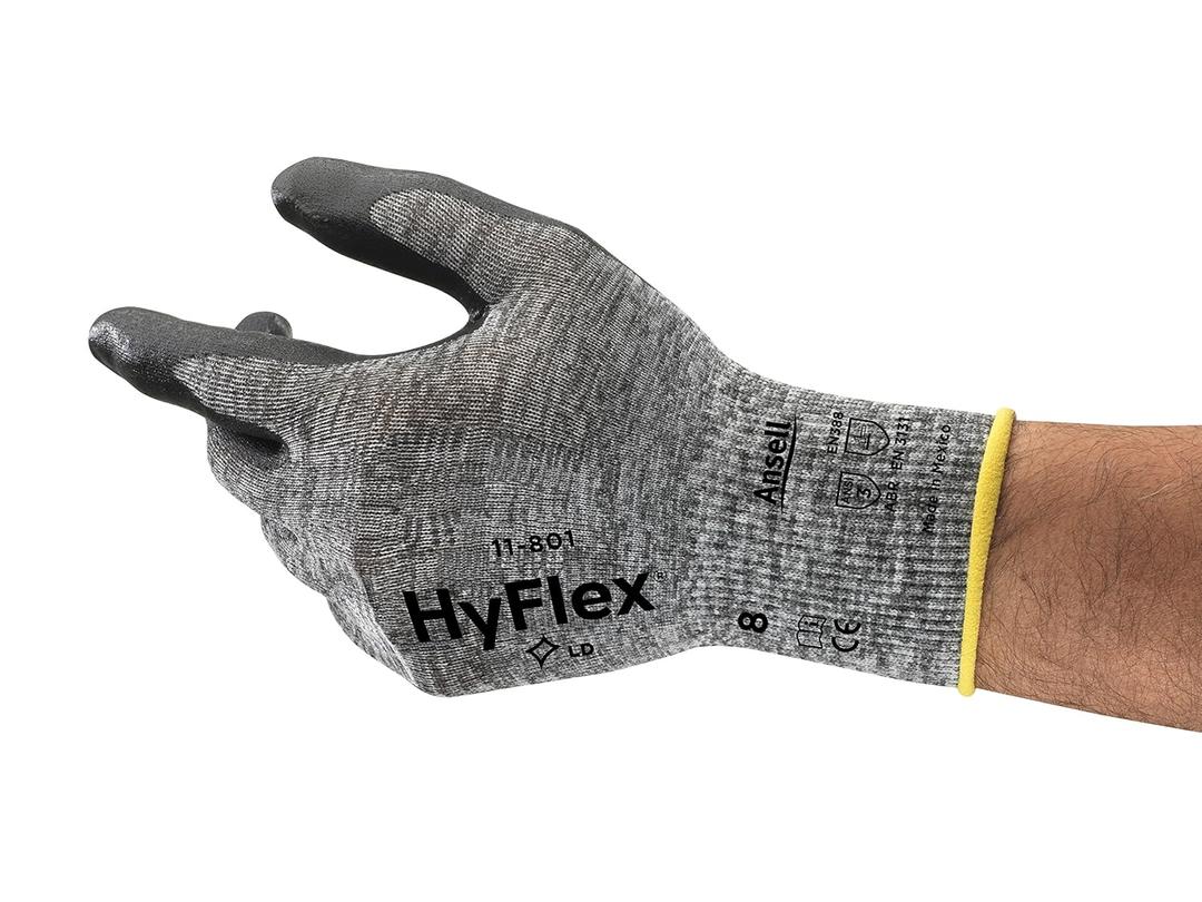 HyFlex 11-801 Multipurpose Gloves - Lightweight, Grip and Comfort, Size X Large (Pack of 12)