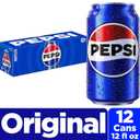Pepsi Cola Cans (12 Count, 12 Fl Oz Each) (BBD: Jan 25 2027)