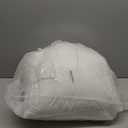 MIULEE 18x18 Pillow Inserts,Set of 2 Down Feather Throw Pillows for Couch Sofa Bed, Decorative Fluffy Throw Pillow Inserts Cotton Fabric,White