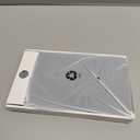 Foldable Bluetooth Keyboard, Portable Full Size Folding Keyboard with Large Touchpad, Numeric Keypad, PU Leather, Wireless TravelKeyboard for Windows Android Mac(Sync up to 3 Devices) (Black)