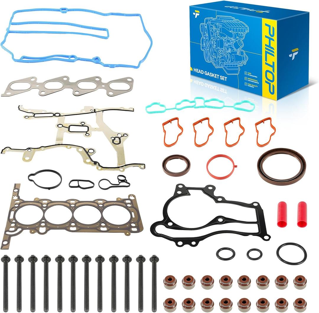 PHILTOP HS26540PT-1 ES72474 Head Gasket Set Compatible with 2013-2016 Encore, 2011-2016 Cruze, 2012-2016 Sonic, 2013-2016 Chevrolet Trax, 2016 Cruze Limited,1.4L Engine Head Gasket kit with Bolts