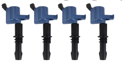 TRQ Ignition Coil & Spark Plug Kit 1 Piece Iridium Compatible with 2004-2008 Ford F150 2000-2014 E150 1997-2013 Expedition 2003-2013 Crown Victoria 1998-2011 Lincoln Town Car Mercury Grand Marquis