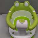 Baby Bath Seat for Babies 6 Months & Up - Toddler Bath Seats for Baby Sitting Up with 4 Suction Cups & Soft Cushion, Non-Slip Infants Shower Bathtub Chair for Newborn Boys Girls, Green