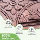 Art3d Fancy Classic Style Drop Ceiling Tiles, 2 x 2 ft, Antique Copper PVC, Lightweight, Waterproof, Easy to Wipe Clean, Compatible with Grid System, Suitable for Kitchen, Bathroom, Basement, Size: 12