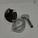 Shower Head with Handheld High Pressure: INAVAMZ Hand Held Shower Head & Rain Shower Head 2-IN-1 Shower Head with 59" Rotatable Stainless Steel Hose, Shower Trim Systems (15391-1.8 GPM California, Silver)