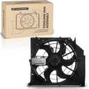 A-Premium Engine Radiator Cooling Fan Assembly Compatible with BMW Models -320i/325Ci/325i/325xi/330Ci/330i/330xi 2001-2005, 323Ci 2000, 328i