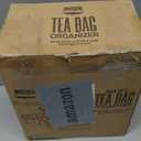 Utopia Home - Tea Bag Organizer With Lids, Clear Pantry Storage Box - (3 Pack) Stackable Partition Organizers or Holder With Lids For Drawers, Countertops, Fridge, Kitchen, Snack & Spice Organization