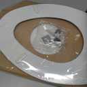 Bemis 1500EC 390 Lift-Off Wood Elongated Toilet Seat, Cotton White (Pack of 1)