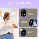 4G Kids Smart Watch for Boys Girls with GPS Tracker, Kid Smartwatch Phone Call SOS Video Call for Kids Birthday Gift Ages 4-12