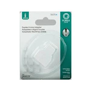 Power Gear Duplex In-Line Adapter White 5 Pack (Assorted)