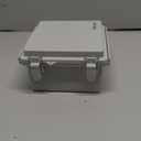 Waterproof Outdoor Project ABS Plastic Junction Box IP67 Weatherproof Dustproof Enclosure with Hinged Cover, Mounting Plate,Wall Brackets for Power Project (5.9"X5.9"X3.5")