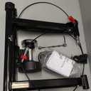 Sportneer Bike Trainer - Magnetic Stationary Bike Stand for 26-28" & 700C Wheels - Adjustable 6 Level Resistance Bike Trainer Stand for Indoor Riding with Quick Release Lever & Front Wheel Riser Block (Black)