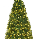 7 Ft PVC Artificial Christmas Tree with LED Lights