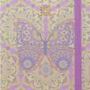 Letts of London® Paisley Academic Weekly/Monthly Planner, August 2025 to July 2026, Week-to-View, Sewn Binding, Multilingual, A6 Size, 5.875" x 4.125", Butterfly (C030851-25)