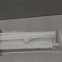 No Tools No Drill Roman Shades, Cordless Blackout Roman Blinds for Windows, Room Darkening Window Shades, Smooth Push & Pull, Easy to Install, White, 32" W 48" H