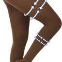 beister Medical Compression Pantyhose for Women & Men, Opaque Closed Toe 20-30mmHg Graduated Support Tight (XX-Large, Brown)