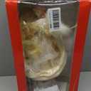 Kurt Adler UL2163 10-Light 16-1/2-Inch Ivory and Gold Angel Treetop