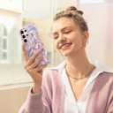 ACKETBOX for Samsung Galaxy S23 Ultra Case,Shockproof Dropproof Protective Phone Wireless Bumper Cover,Heavy Duty Protection Hybrid Designed for Anti Drop,Anti Scratch,Pink Butterfly