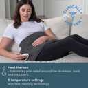 Beurer Weighted Heating Pad, XL Size with Quilted Super Soft Fabric, 6 Heat Levels, Auto Shut Off, Machine Washable, Electric Heated Pads, 3lbs Weight, 12" x 24", UHP27