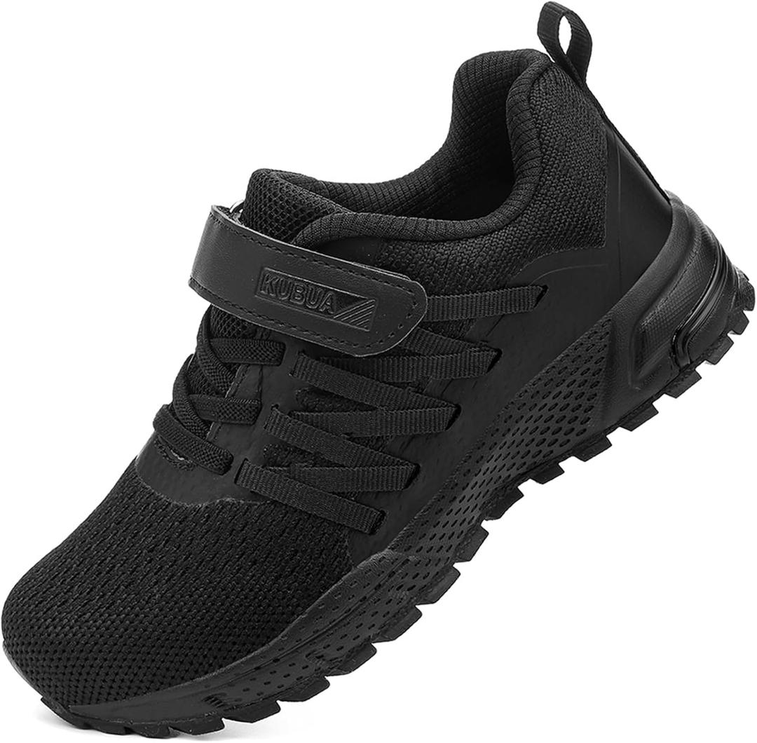 KUBUA Kids Sneakers for Boys Girls Running Tennis Shoes Lightweight Breathable Sport Athletic, Size 33