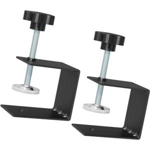 C-Clamps Heavy Duty, Universal C Clamp Cabinet Installation Clamps Cabinetry Cabinet Face Frame Clamps Woodworking Drill Hole Guide for Installing Frame of Cabinets (2 Packs)