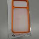 TORRAS Shockproof for iPhone 17 Pro Max Case with Camera Control Button, [12FT Military Grade Drop Protection] Enhanced Grip & Soft Touch Translucent 17 Pro Max Case with DIY Buttons, Neon Orange