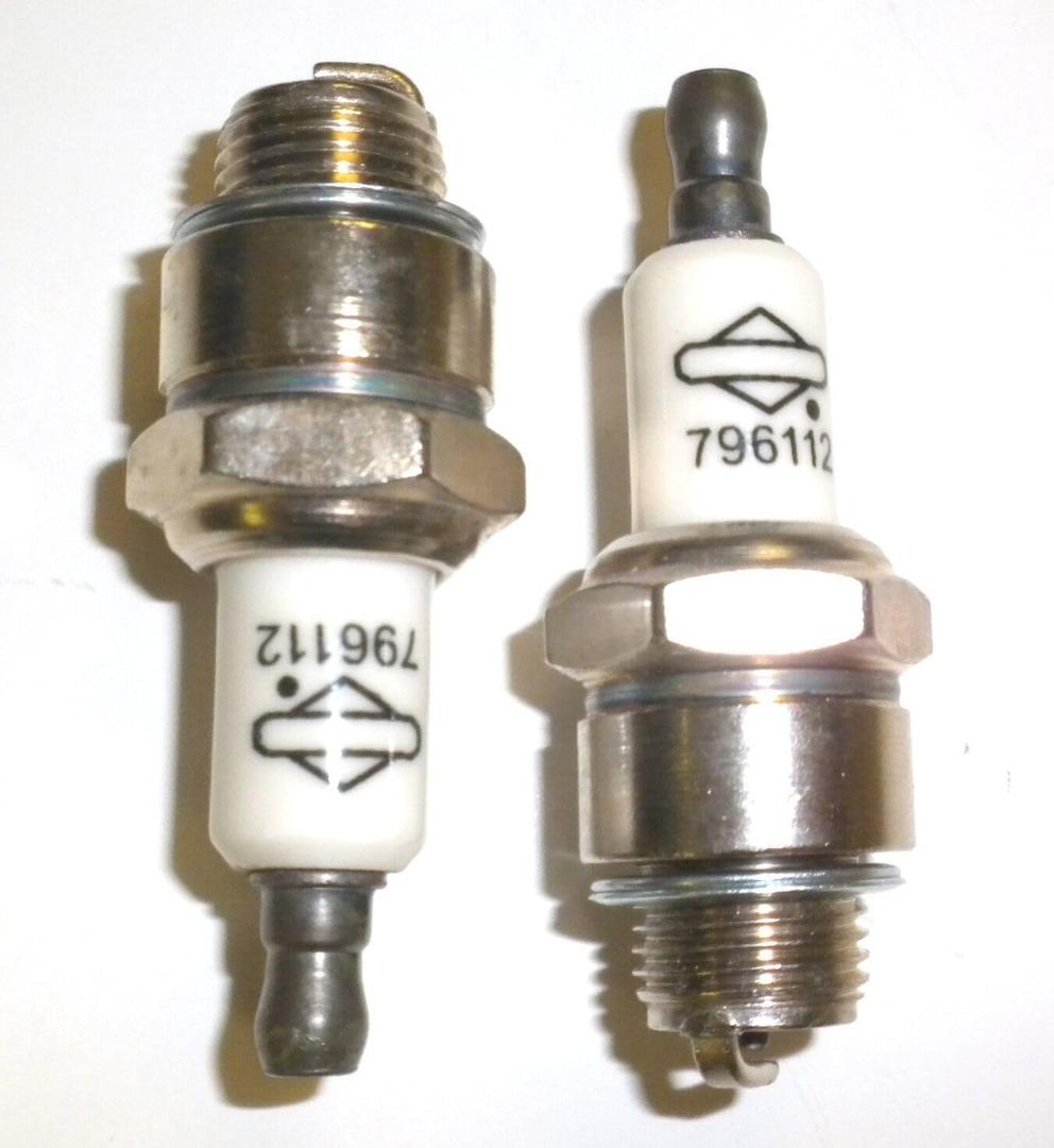 For 2Pk 796112 Briggs & Stratton Spark Plugs Compatible With 802592, 591868, RJ19LM