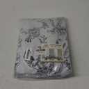 H.VERSAILTEX 100% Blackout Curtains for Living Room Camellia Floral Blackout Curtains 63 Inches Long Light Blocking Window Treatment Curtains with Black Liner Grommet Thermal Drapes, 2 Panels, Grey