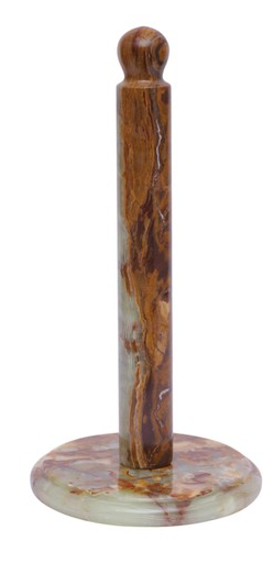 Marble Kitchen Paper Towel Rack Holder Handmade Paper Roll Holder with Stand