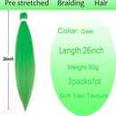 26 Inch 3 Pack Pre Stretched Braiding Hair