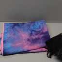 Eunzel Hot Yoga Towel - Microfiber Non Slip Yoga Mat Towel with Grip Dot Sweat Absorbent Towel for Hot Yoga, Pilates and Fitness 72" x 24", Purple & Blue/Pink