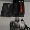 TCMKY Hair Clippers for Men Professional Clippers for Men Cordless&Corded Barber Clippers for Hair Cutting & Grooming. Rechargeable Hair Trimmer Kit for Household (Red)