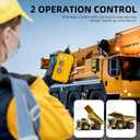 NEWTRY 2 in 1 Crane Remote, 12V Wireless Crane Remote Wire Dump Trailer Remote Control Industrial Controller Hoist Truck Up-Down Switch Control Station